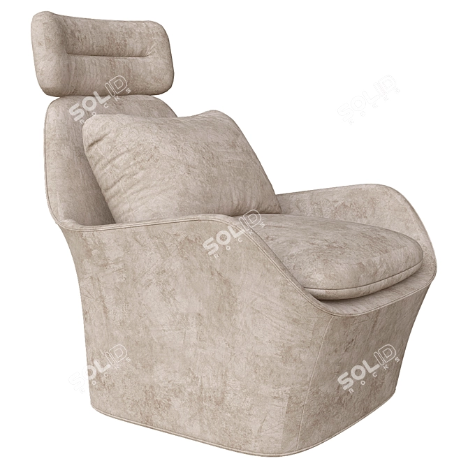 Luxury Comfort: de Sede Armchair by Alfredo Häberli 3D model image 1