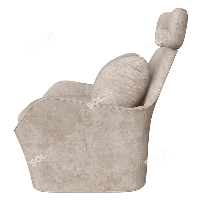 Luxury Comfort: de Sede Armchair by Alfredo Häberli 3D model image 2