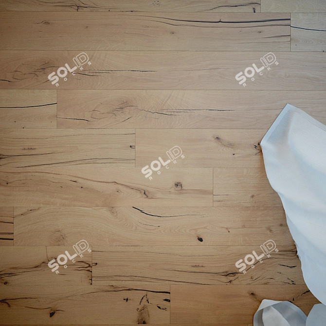 Selene Oak Wood Flooring 3D model image 2