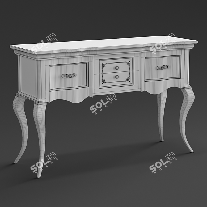 Elegant Console: Modenese Gastone 3D model image 2