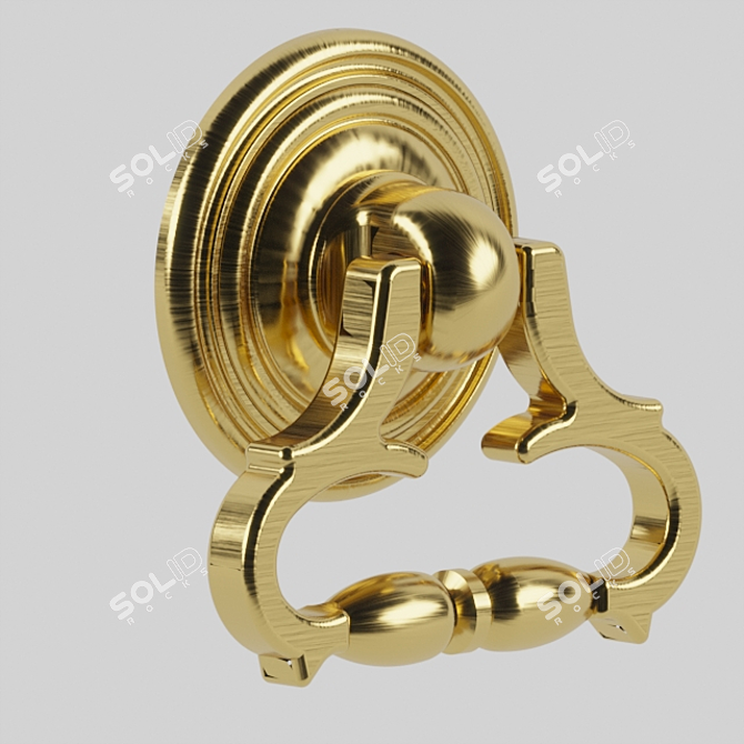 Sturdy Steel Handle 3D model image 1