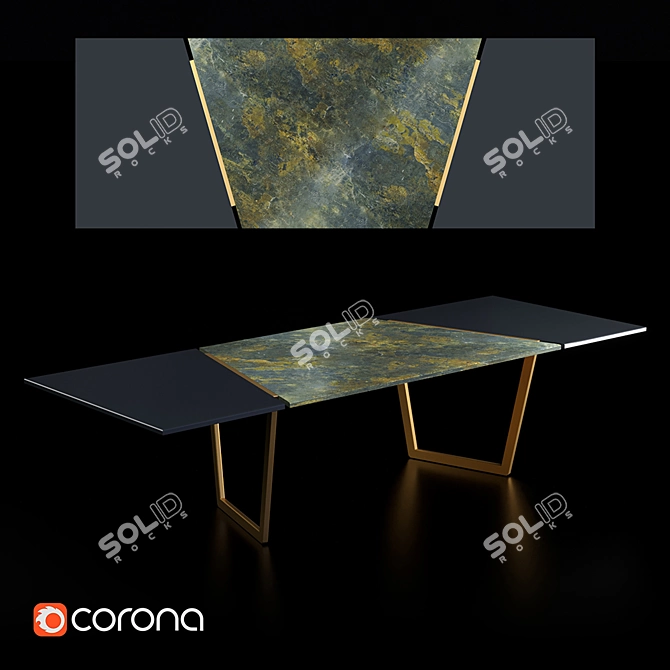 Baxter Pangea: Modern Italian Design 3D model image 1