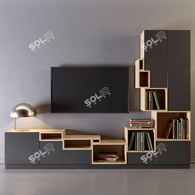 Spacious Storage Cabinet 3D model image 2