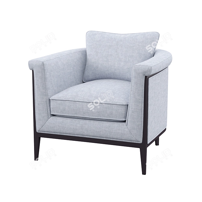 Comfort Lounge Arm Chair 3D model image 1