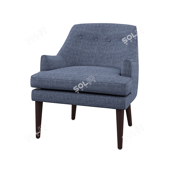 Cozy Lounge Arm Chair 3D model image 1