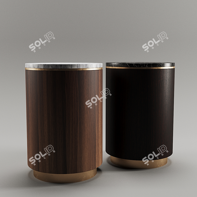 Sleek Modern Coffee Table 3D model image 2