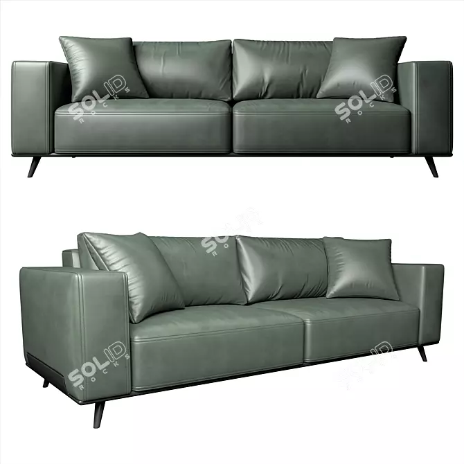 Ahenk 3-Seater Sofa, 246x94x83cm 3D model image 1