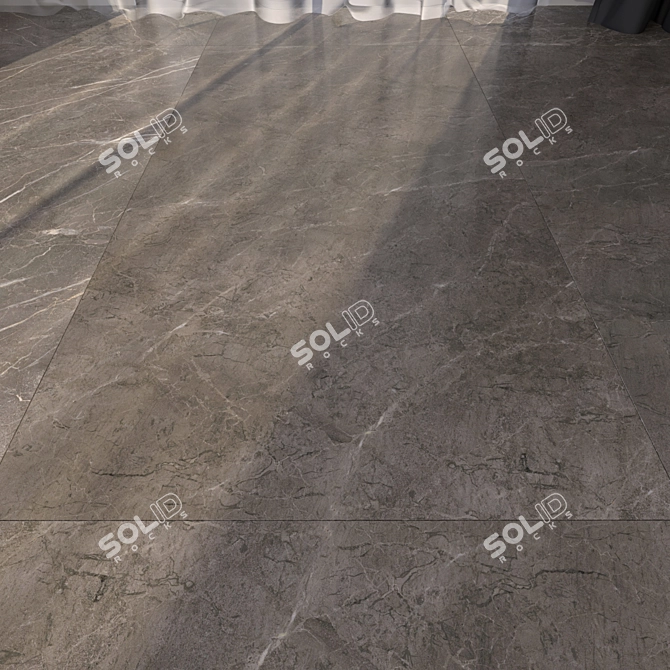 Elegant Marble Floor Tiles 3D model image 3