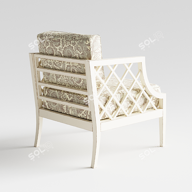 Classic Elegance: Sam Moore Idris Chair 3D model image 2