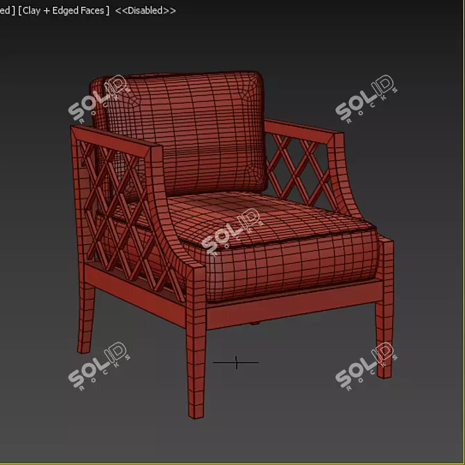 Classic Elegance: Sam Moore Idris Chair 3D model image 3