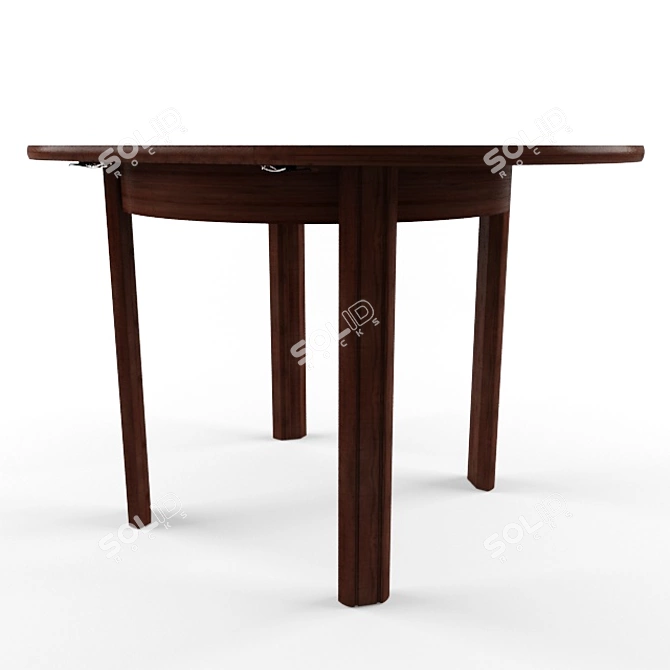 Polo-K Modern Extendable Dining Table 3D model image 1