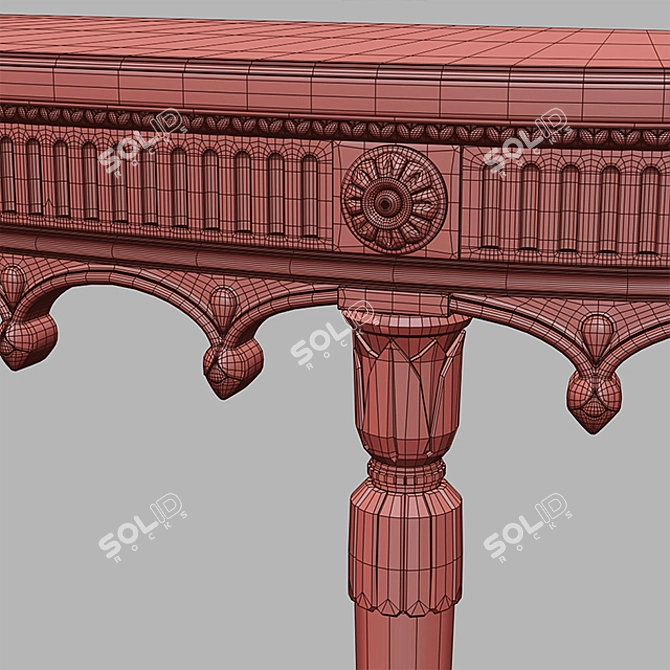 Elegant Jyaros Console: Classic Style 3D model image 3