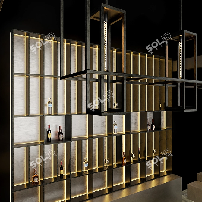 Urban Loft Bar: 3ds Max, FBX, Textures, Corona Mat 3D model image 2