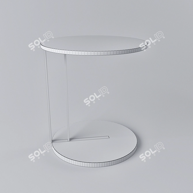 Modern Round Coffee Table 3D model image 3