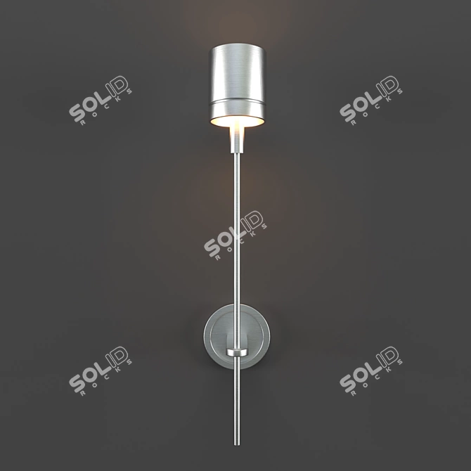 Elegant Dauphine Sconce by Jonathan Browning 3D model image 1