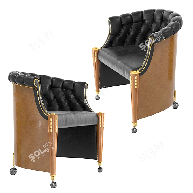 Title: Elledue ALMATY Office Chair 3D model image 1