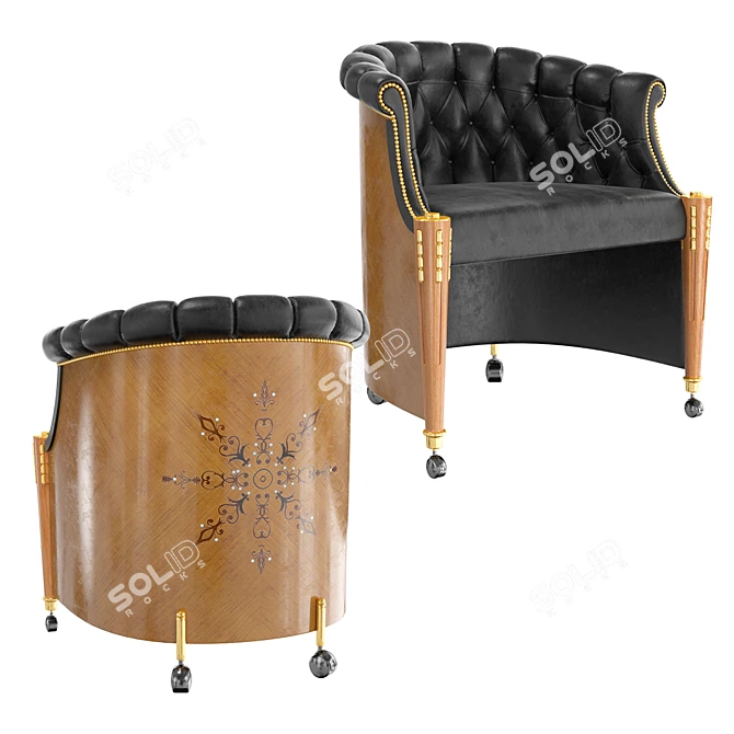 Title: Elledue ALMATY Office Chair 3D model image 2