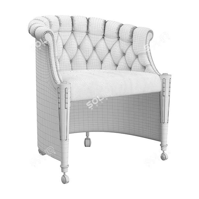 Title: Elledue ALMATY Office Chair 3D model image 3