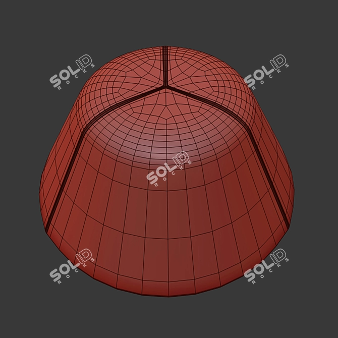 Luxury Terp Poufs - Sophisticated Design & Comfort 3D model image 2