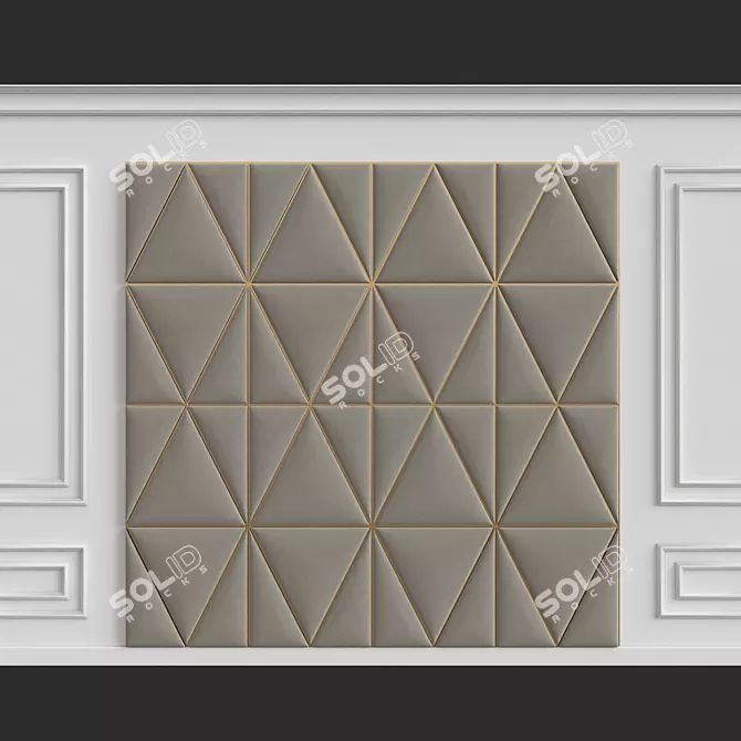 3D Wall Decor: Stunning Visuals 3D model image 1