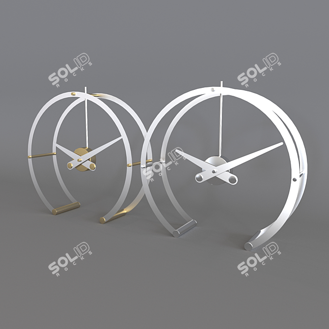 Modern Stylish Nomon "Omega" Timepieces 3D model image 1