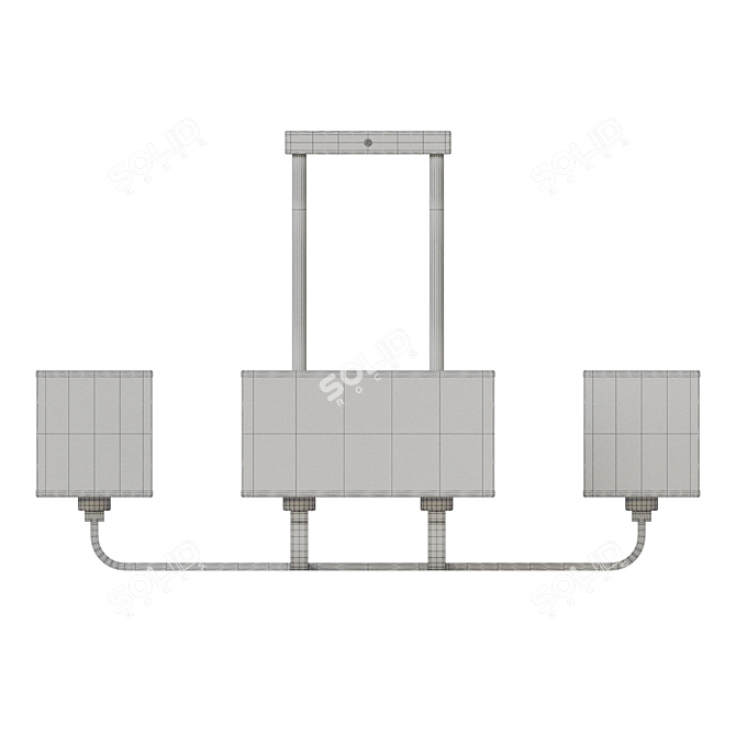 MW-Light Prato Ceiling Chandelier 3D model image 3