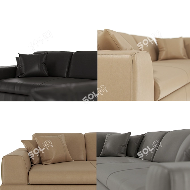 Alberta Salotti Accabi Sofa 3D model image 2