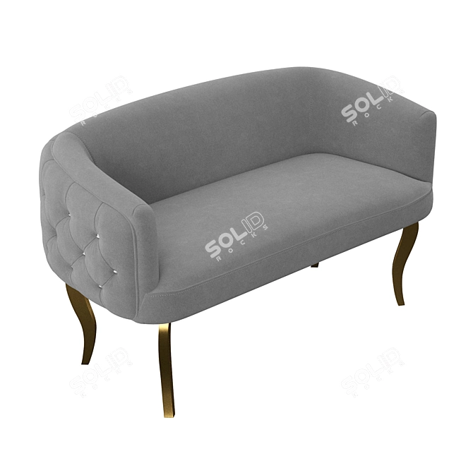 Cozy Cushion Sofa 3D model image 2