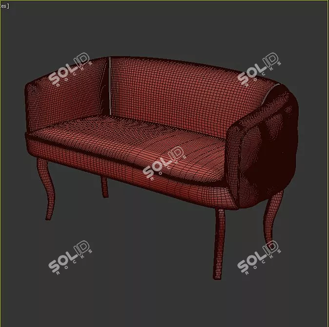 Cozy Cushion Sofa 3D model image 3