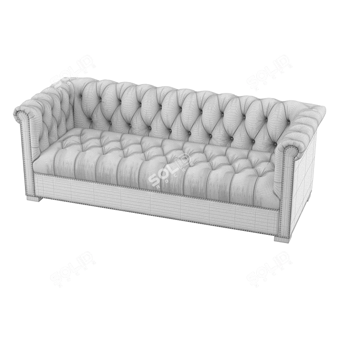 Cozy Comfort Sofa 3D model image 2