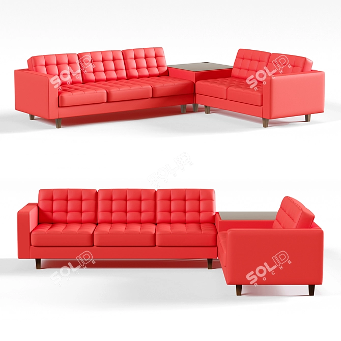 Cosmo 5-Seater Corner Sofa - Stylish Russian Design 3D model image 1