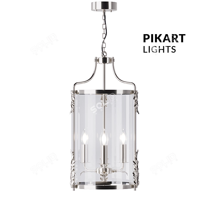 Nikel 5223: Suspended AM Lamp 3D model image 1