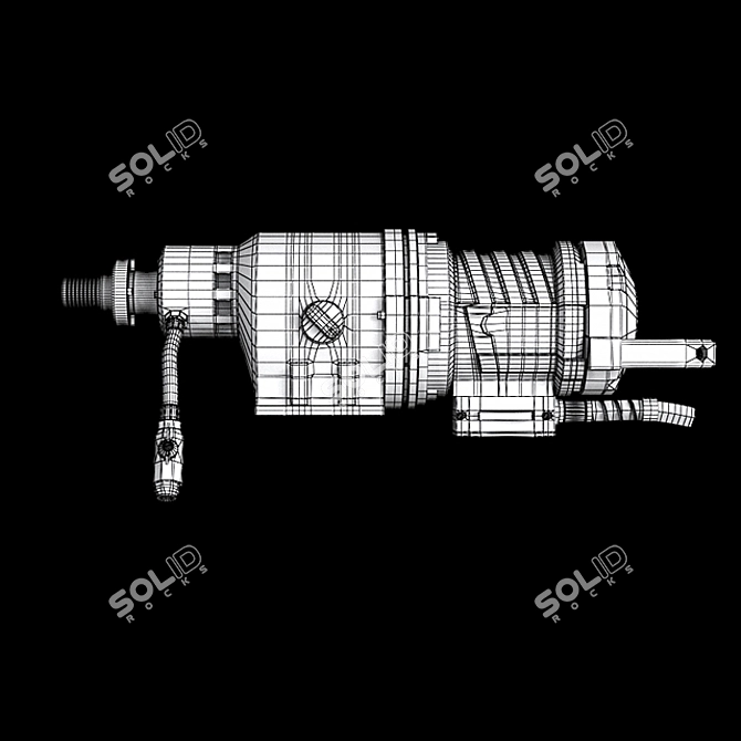 Bosch Diamond Drill Kit 3D model image 3