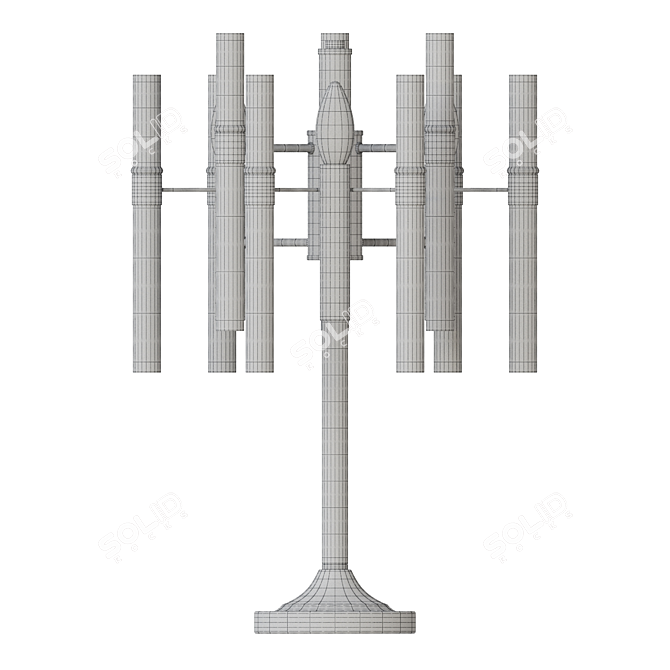 Elegant Alghero Lamp with Sleek Design 3D model image 3
