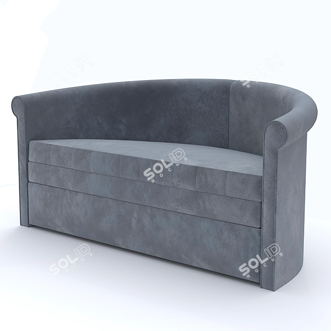Aalborg Convertible Sofa Bed 3D model image 1