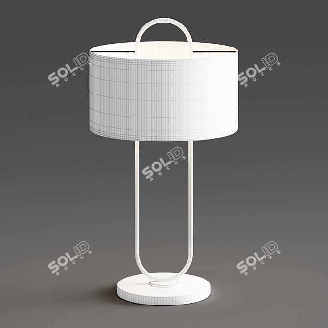 Elegant Marston Table Lamp - 84cm Height 3D model image 3