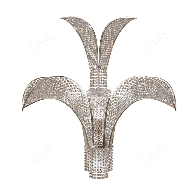 Elegant Bagues Paris Wall Sconce 3D model image 1