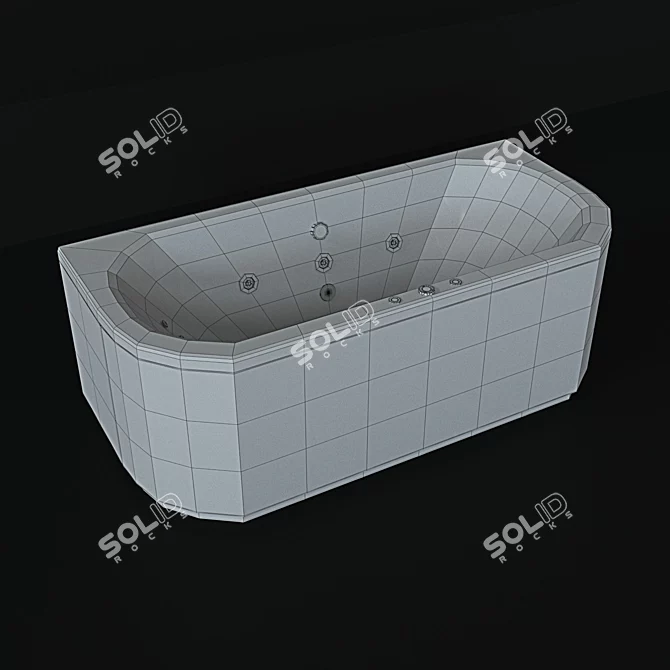 Aquatek Morpheus: TurboSmooth-Enhanced, High-Quality Bathtub 3D model image 3