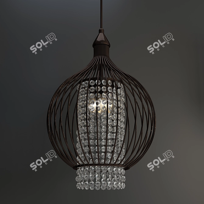 Modern Ceiling Light - 3D Model 3D model image 1