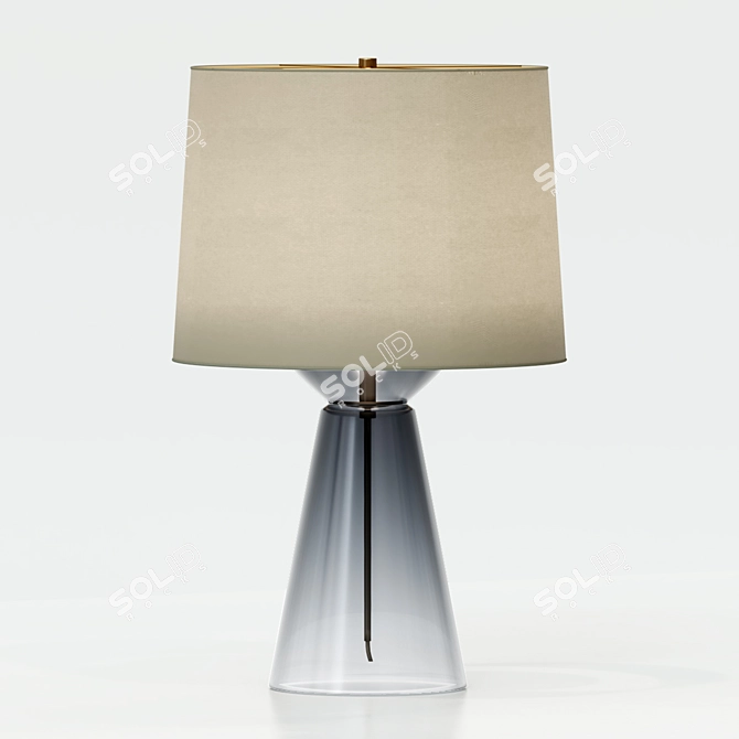 Sleek Baker Table Lamp 3D model image 1