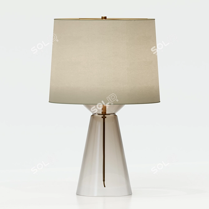 Sleek Baker Table Lamp 3D model image 2
