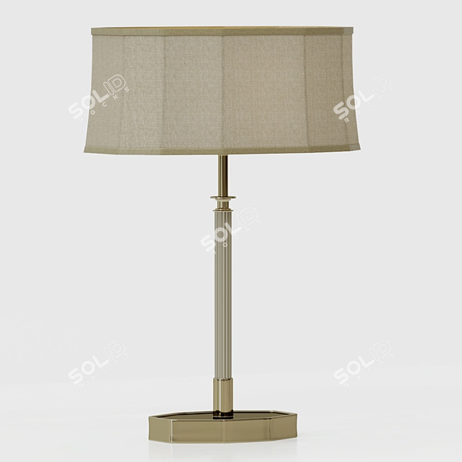 Elegant Clara Table Lamp 3D model image 1