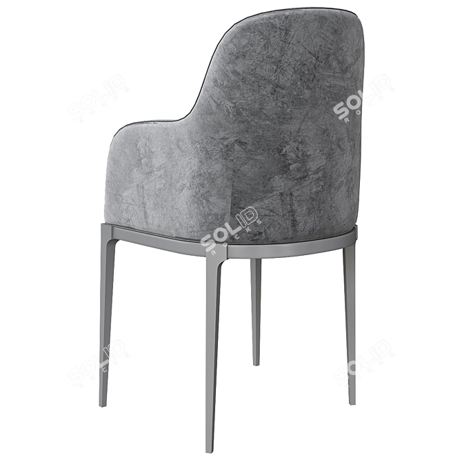 Elegant Armchair by PRADDY 3D model image 2