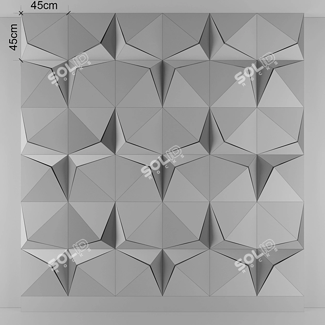 3D Panel 10 | OBJ Format 3D model image 3