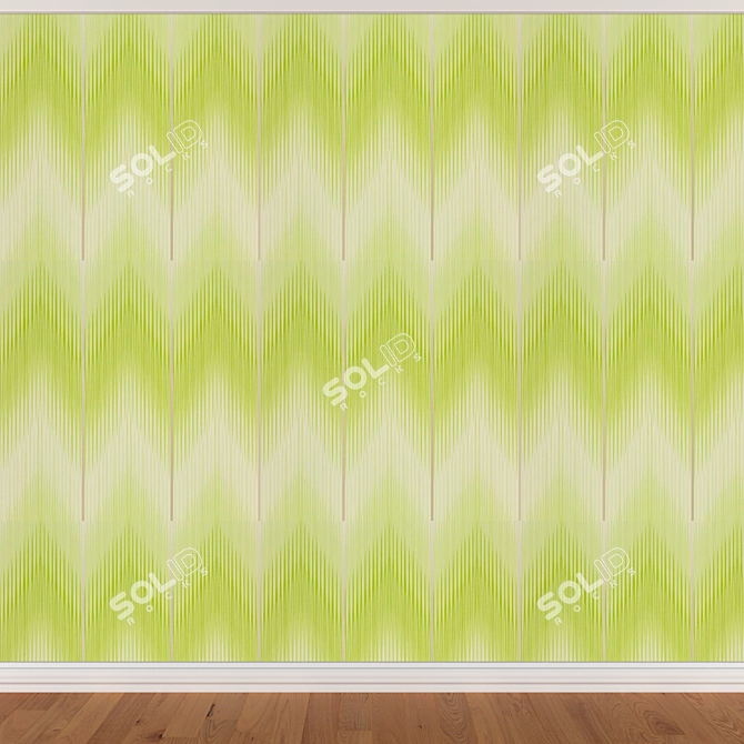 Seamless Wallpaper Set - 3 Colors 3D model image 2