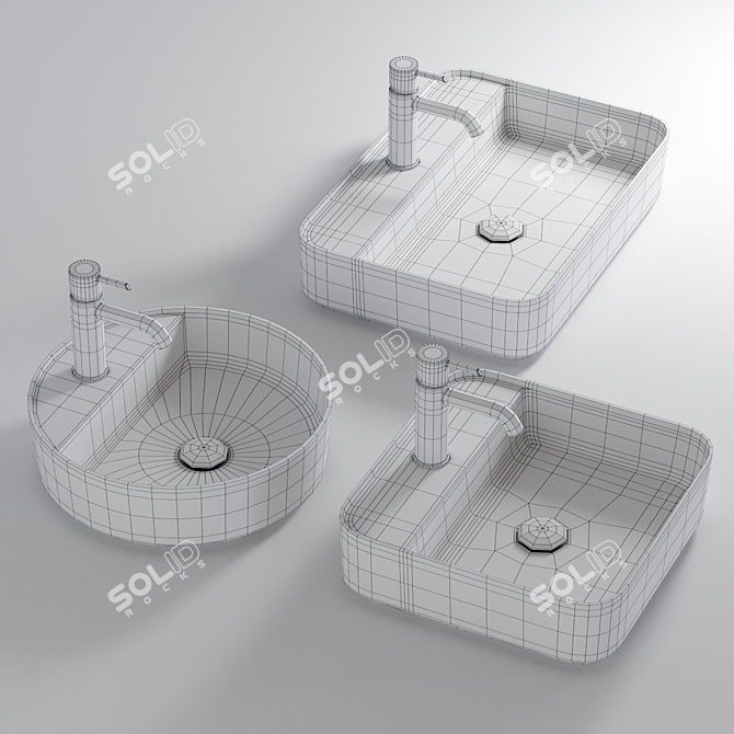 Ceramica Cielo Shui Comfort Basin 3D model image 3