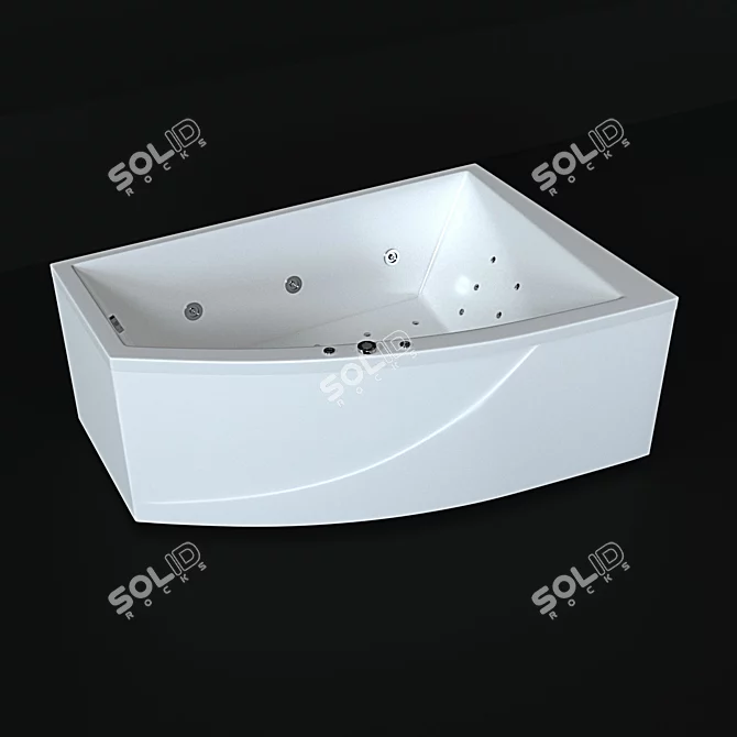 Aquathe Oracle: Stylish and Spacious Aquatic Escape 3D model image 1