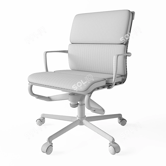 Alias Rollingframe 52 Soft Office Chair 3D model image 3