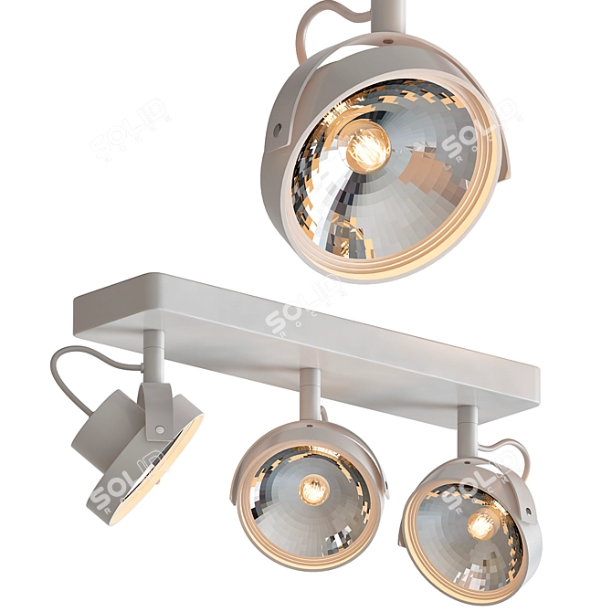 Radiant Glow: Lucide Lighting 3D model image 1