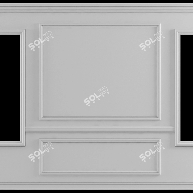 Modern Wall Decor Set 3D model image 2